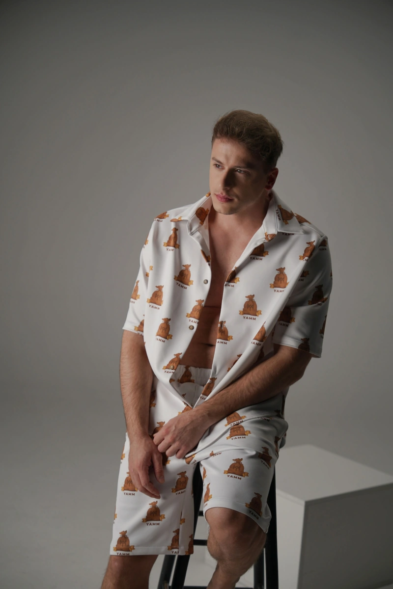 White Rich Edition Short Sleeve Shirt